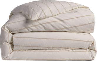 Parachute Brushed Cotton Duvet Cover in Cream/latte at Nordstrom, Size King/california King