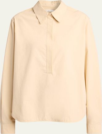 The Row Margan Cotton Collared Shirt