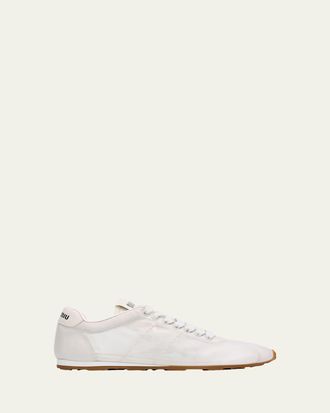 Miu Miu Mesh Retro Runner Sneakers