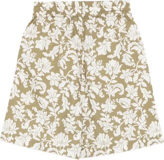 Golden Goose Kids Floral-Print Elasticated-Waist Shorts Ss26 Ch