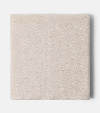 Missoni Camelia Chevron wool and cashmere throw