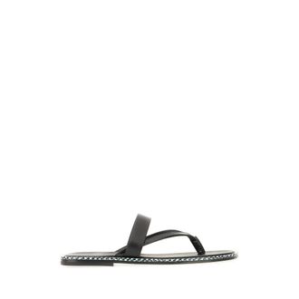 Dries Van Noten Flip Flops, female, Black, Size: 9 US Slippers