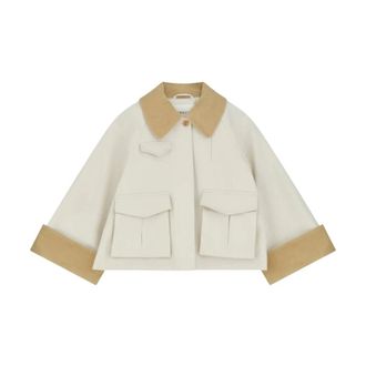 Skall Studio Light Jackets, female, White, Size: M Gaby Summer City Jacket