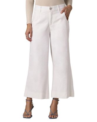 Wit & Wisdom Wit & Wisdom Optic White Whitney Skyrise Crop Wide Leg Jean