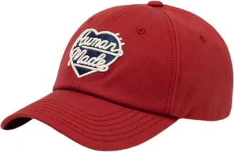 Human Made 6Panel Canvas Cap Red HM32GD046-RED