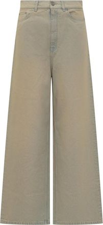 Stella McCartney Beige Flared High Rise Jeans