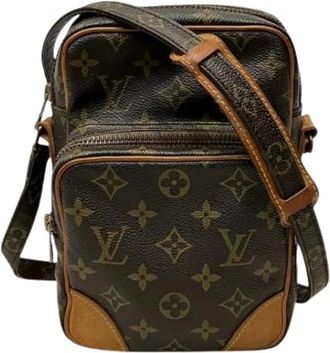 Louis Vuitton Pre-owned Cross Body Bags, male, Brown, Size: ONE SIZE Pre-owned Amazon Monogram Shoulder Bag