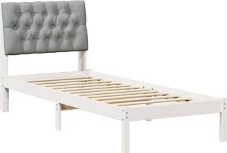 vidaXL Estructura De Cama Con Cabecera Tapizada 80 X 200 Cm Vidaxl