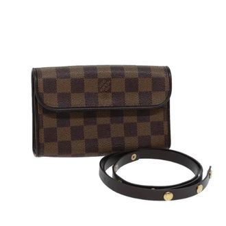 Louis Vuitton Pre-owned Belt Bags, female, Brown, Size: ONE SIZE Pre-owned Damier Ebene Waist Bag
