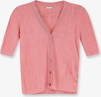 Joseph Cardigan in seta e cotone con effetto crinkled - JOSEPH - gender_Woman
