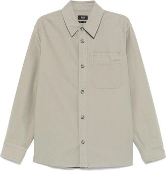 A.P.C. Surchemise Basile Brodee Poitrine