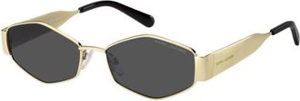 Marc Jacobs MARC 496/SHINY RHL/IR Womens Sunglasses Size 55