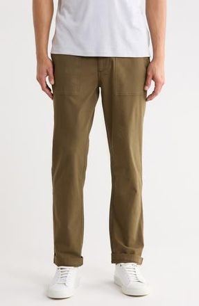 AG - Adriano Goldschmied Wells Straight Leg Pants in Sulfur Shady Moss at Nordstrom Rack, Size 30 X 31
