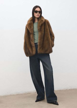 Mango Maglietta maniche lunghe coste kaki - Donna - XXS - MANGO