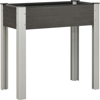 vidaXL Vidaxl - Mesa De Cultivo Para Jard&iacute;n Wpc Gris 75x40x75 Cm