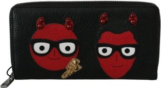 Dolce & Gabbana Tweedehands leren portemonnees - Dames - Vintage Accessoires - Rood - ONE Size - Leer - Vintage