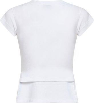 Balenciaga Womens T-Shirt Chopped Back White Cotton T-Shirts & Jerseys