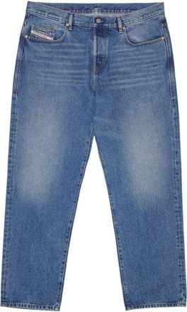 Diesel Mens Relaxed Fit Jeans - Blue Cotton - Size 38 (Waist)