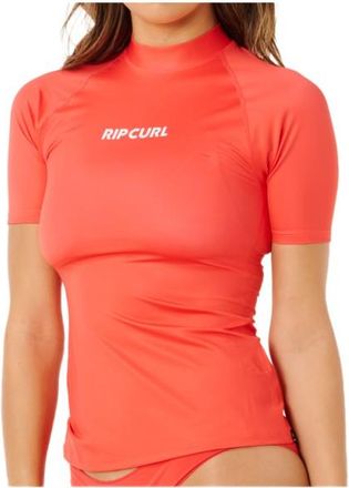 Rip Curl Classic Surf S/S UPF Rashguard Lycra f&uuml;r Damen | rot