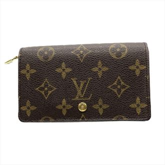 Louis Vuitton Brown Monogram Canvas Wallet (Bi-Fold) (Pre-Owned)