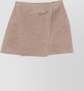 Ermanno Scervino high waist mini skirt with wrap design