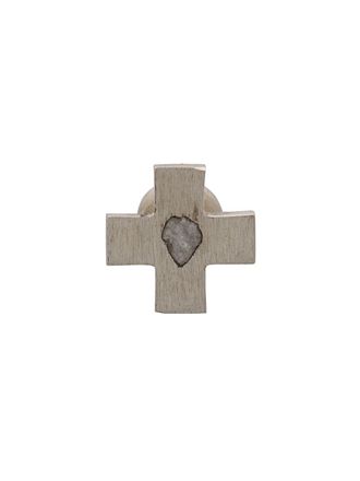 Parts Of Four cross stud diamond single earring - Metallic