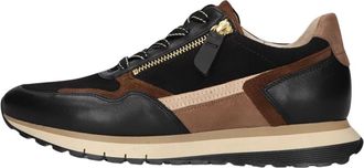 Gabor Bruine Low-Top Sneakers - Dames - Sneakers - Veelkleurig - 42 1/2 EU - Su&egrave;de - Schoenen
