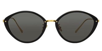 Linda Farrow LUCY LFL1086 C1 Womens Sunglasses Black Size 52