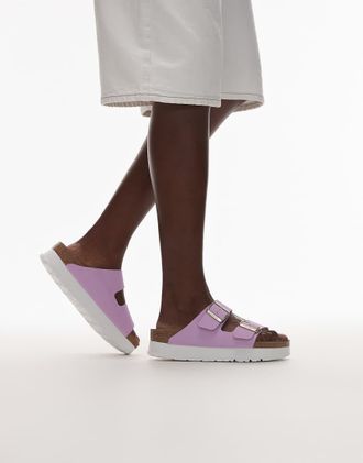 Birkenstock Papillio Arizona Flex - Sandali rosa con suola platform