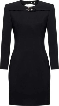 John Richmond Korte Jurk met Gesp Detail - Dames - Korte kleedjes - Zwart - S - Kleedjes