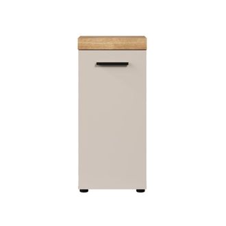Calicosy Mueble de ba&ntilde;o 1 puerta, acabado en roble y cachemira, l36 cm