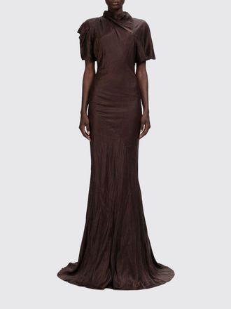 Rick Owens Abito lungo in cupro Rick Owens