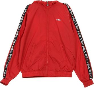 Fila Rode Heren Windbreaker Jas - Heren - Zomerjassen - Rood - XL - Jassen