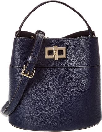 Furla Amelia Leather Bucket Bag