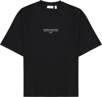 Off-white Black Logo Crew Neck T-Shirt