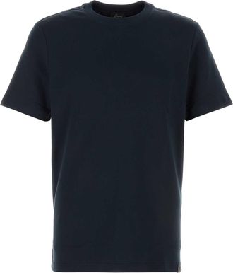 Brioni Midnight Blue Cotton T Shirt