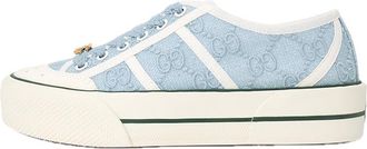 Gucci (WMNS) Gucci Lace Sneakers Sky Blue 854439-FAFZ4-4651