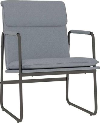 vidaXL Sill&oacute;n De Relax Tela Gris Claro 55x64x80 Cm Vidaxl