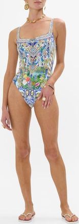Camilla Underwire Square Neck One Piece Wall To Wall Wonders at Nordstrom, Size X-Large