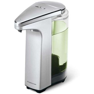 Simplehuman Accesorios De Ba&ntilde;o - Dosificador De Jab&oacute;n L&iacute;quido Sin Contacto, 237 Ml, N&iacute;quel Mate St1023