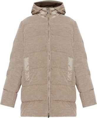 Paul & Shark Donsjack met capuchon - Dames - Winterjassen - Beige - L - Jassen