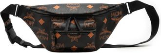 MCM Mcm Black Orange Pvc Pouch Sling Bag (Pre-Owned)