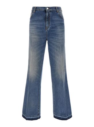 Amiri Blue Mid Rise Jeans