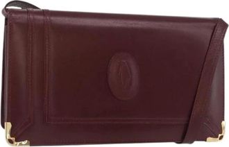 Cartier Pre-owned Cross Body Bags, female, Red, Size: ONE SIZE Pre-owned Vintage Shoulder Bag