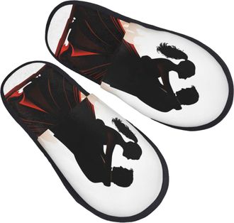 Generic Hotel Slippers Ballroom Dance Non-Slip Slipper Reusable House Shoes For Winter Indoor Holiday L