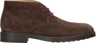Tod's Desert Boots - Heren - Veterlaarzen - Bruin - 45 EU - Leer - Schoenen
