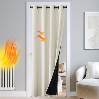 OEM Cortinas Opacas - Cortinas Dobles Para Dormitorio Con Ojales, Insonorizantes, De Tela Gruesa, 100% Opacas, Aislantes T&eacute;rmicas, Que Proporcionan Sombra