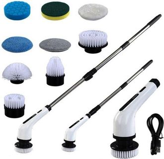 OEM Cepillo El&eacute;ctrico De Limpieza - Cepillo De Limpieza - Herramienta De Limpieza - Ideal Para Rincones De Dif&iacute;cil Acceso - Limpieza Potente - Ajustable -