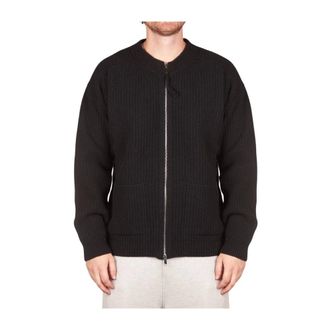 Alpha Studio Bomber M Perlata - Knitwear - Hombre - Negro - XL