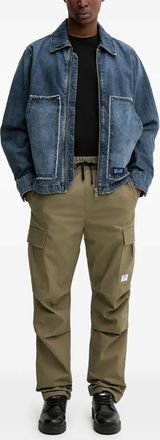 HUGO BOSS Jack met franje en rits - Blauw